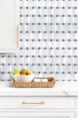 White Gray Kitchen Backsplash Marble Countertop