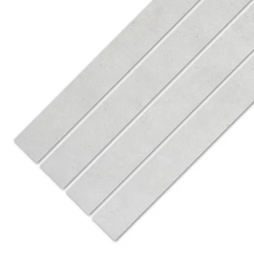 Modern Long Light Gray Porcalein Mosaic Tile Item BA4502
