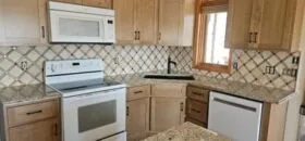 Backsplash.com Travertine Tile with Burgundy Glass Mix - BA1029 Review